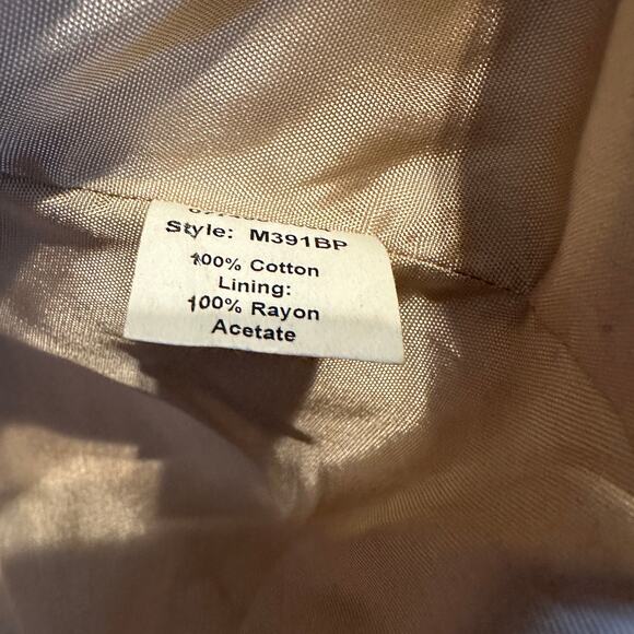 Vintage Kaua'iana Hawaii Size Medium Jacket Outerwear Coat Cotton Black Floral - Picture 7 of 8